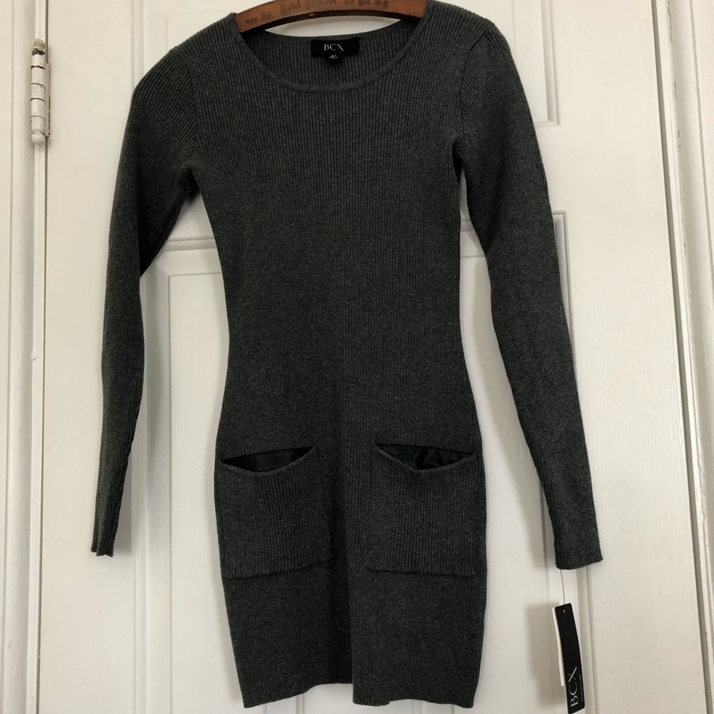 BCX Junior’s Rib-Knit Sweater Tunic